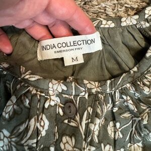 NWOT Emerson Fry India Collection Top
